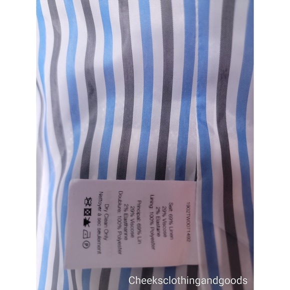 Veronica Beard size 2 Gingham Double Breasted Bexley Blazer Black White  Buttons - Picture 7 of 13